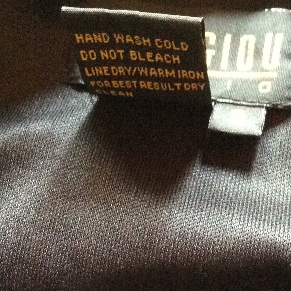 Vintage GEORGIOU Studios Silk Ruffle Dress US 8 - Picture 5 of 5